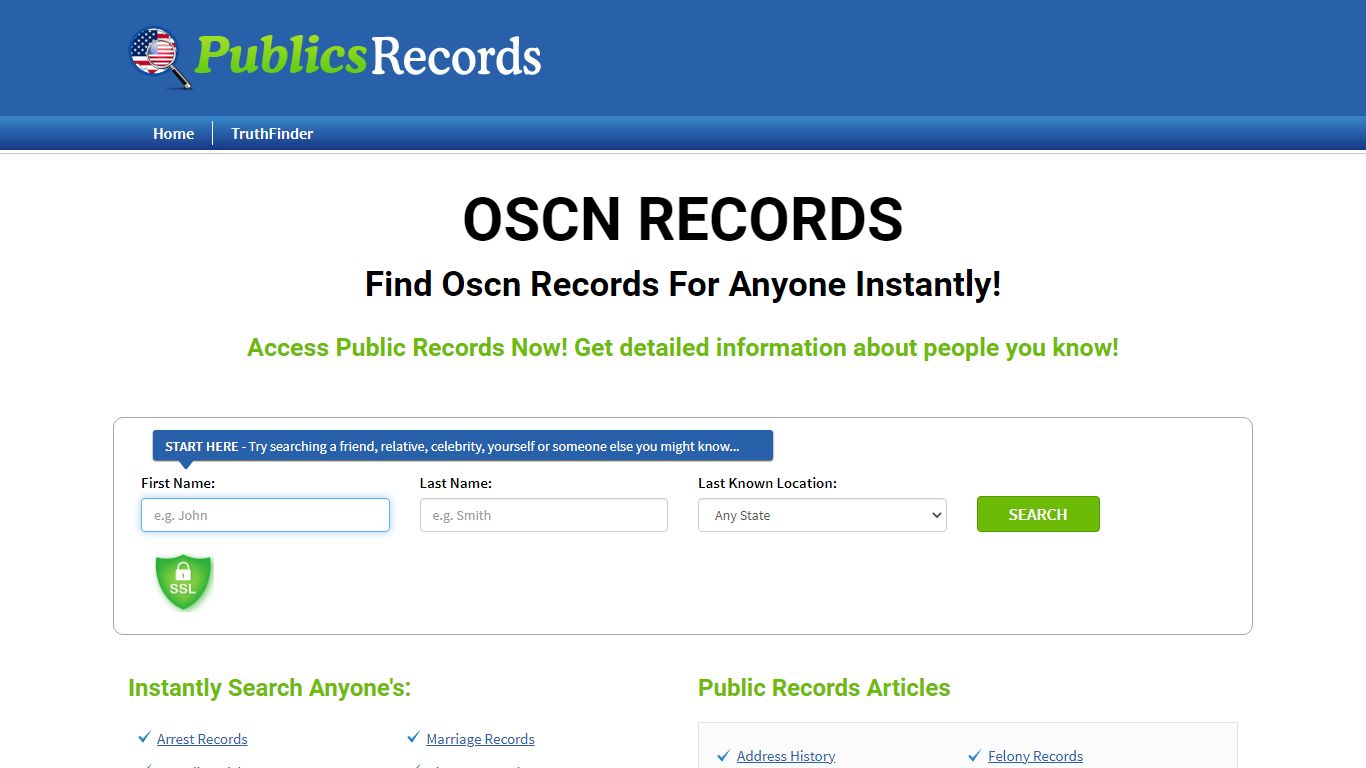 Find Oscn Records For Anyone Instantly!