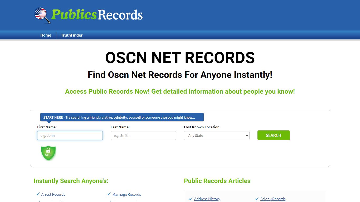 Find Oscn Net Records For Anyone